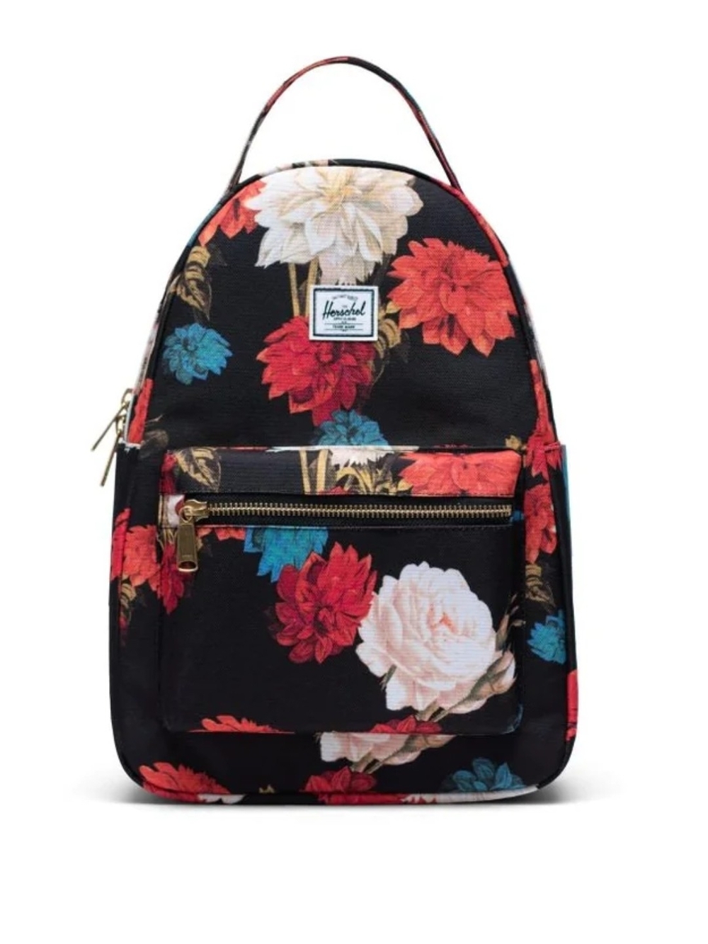 Herschel Floral Mini Backpack in Black Floral